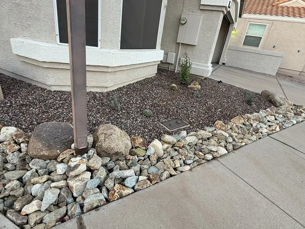 Expert lawn care service for homes in Phoenix, AZ by Hawkeye Landscaping