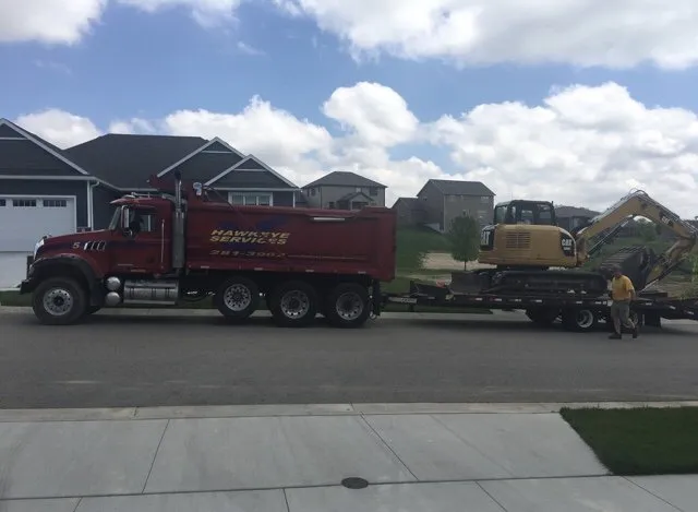 Custom landscape installation in Rochester, MN - Hawkeye Services