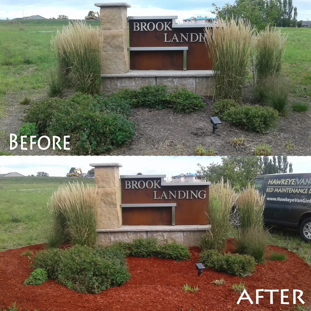 Professional landscape design for outdoor upgrades in Pleasant Hill, IA by Hawkeye Van Ginkel Lawn & Snow