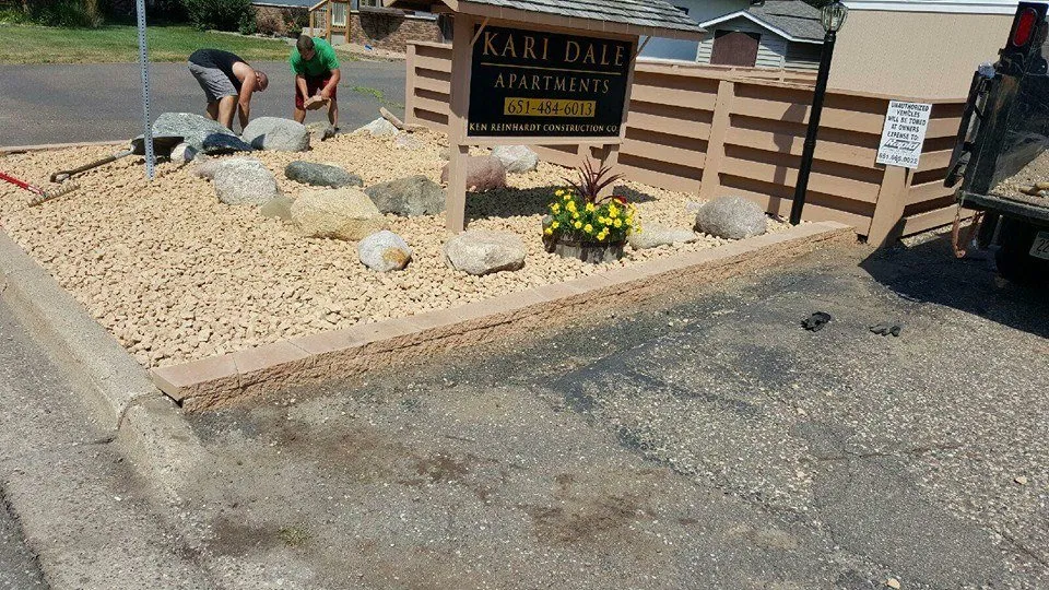 Custom landscape design for year-round maintenance across White Bear Lake, MN - Hawkins Companies