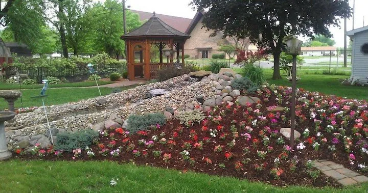 Professional yard maintenance with custom design across Valparaiso, IN - Hawkins Lawn Care & Snow Removal