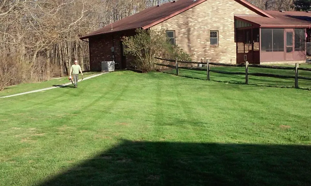 Local lawn care service for residential properties in Petersburg, MI by Hawkins Lawncare
