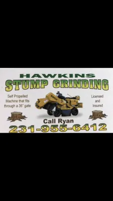 Hawkins Stump Grinding Logo