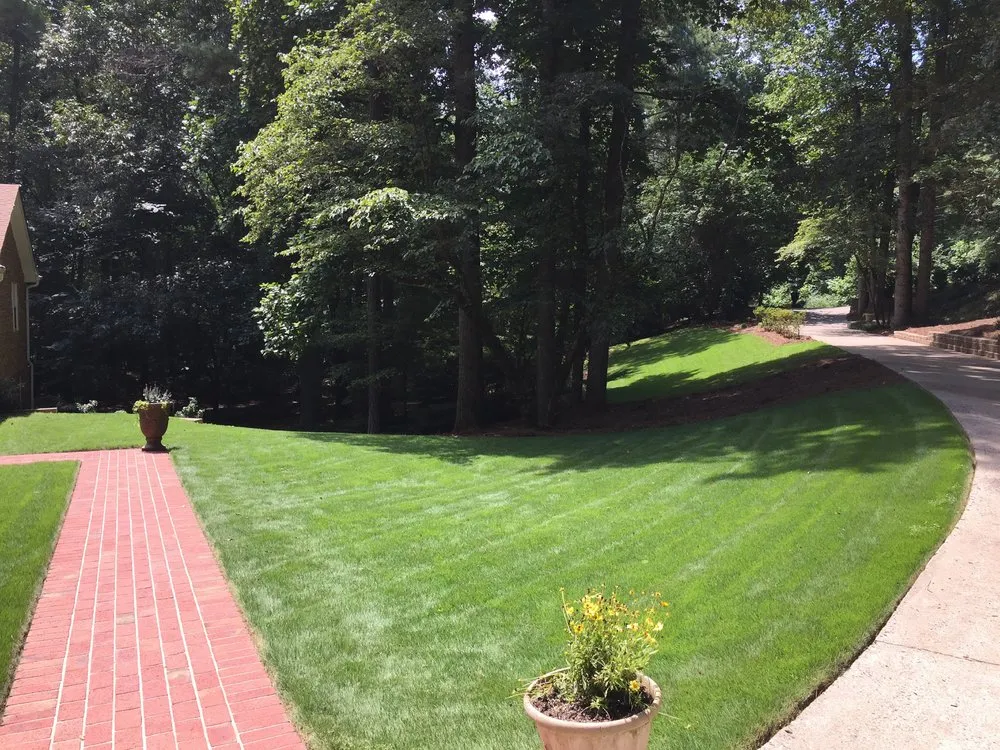 Top-rated yard cleanup service for residential properties in Woodstock, GA by Hawks Landscaping