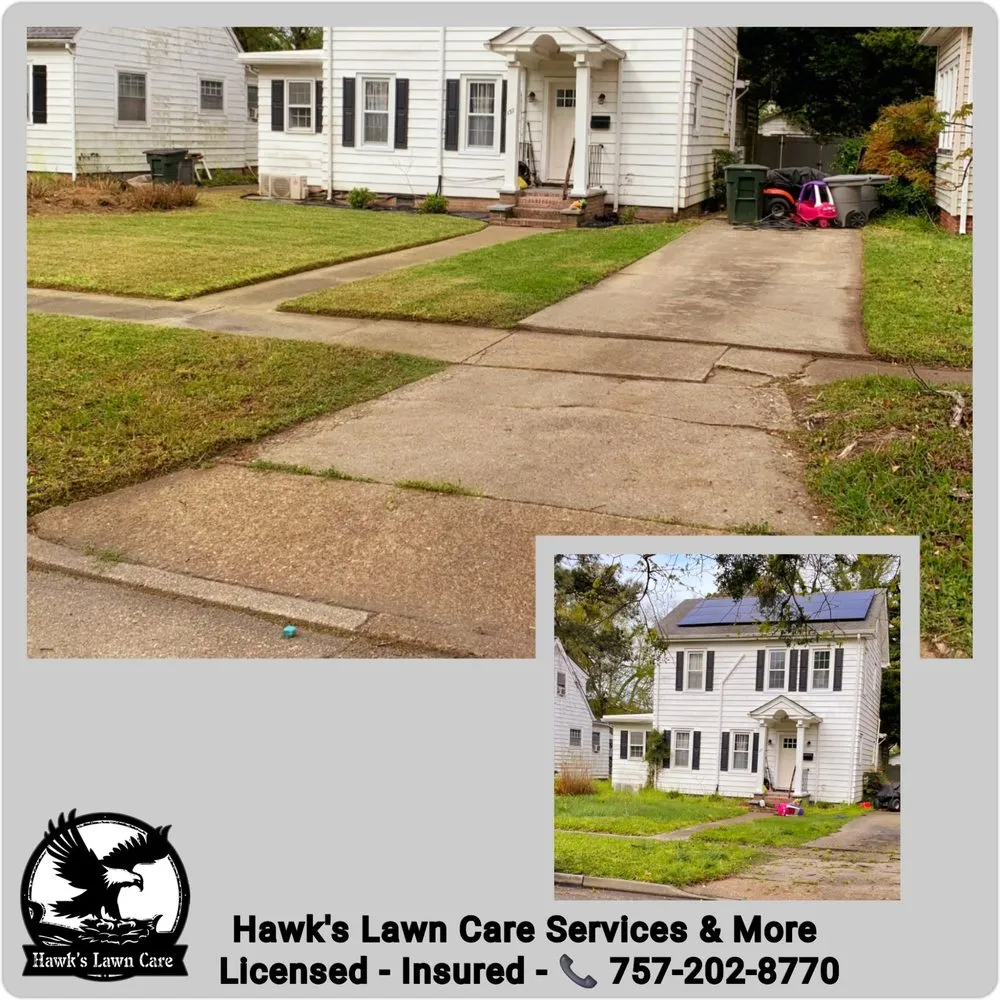 Custom lawn mowing service in Hampton, VA - Hawks Lawn Care Services & More