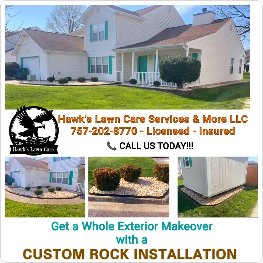 Affordable lawn care service for beautiful yards across Hampton, VA - Hawks Lawn Care Services & More