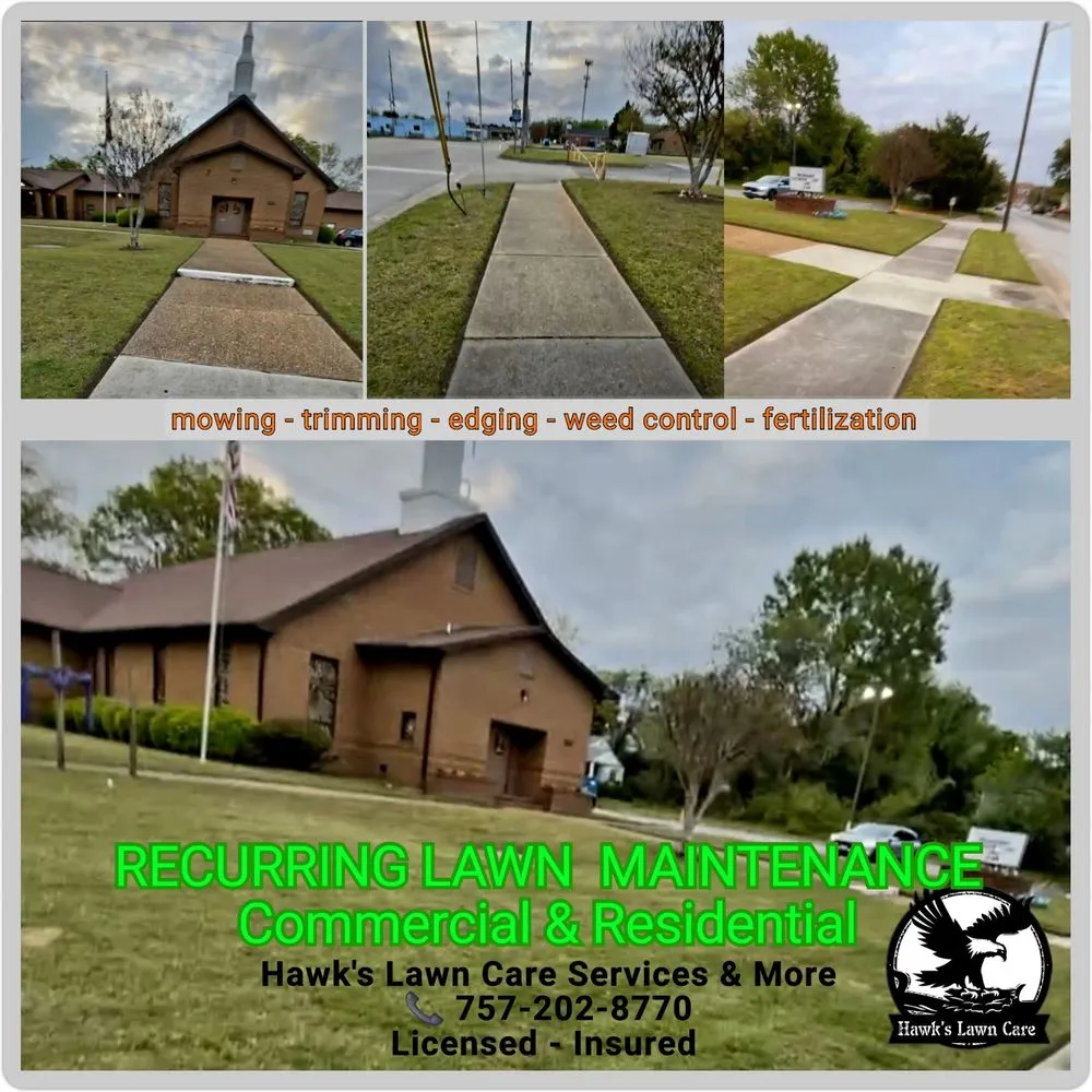 Affordable landscape installation near you in Hampton, VA by Hawks Lawn Care Services & More