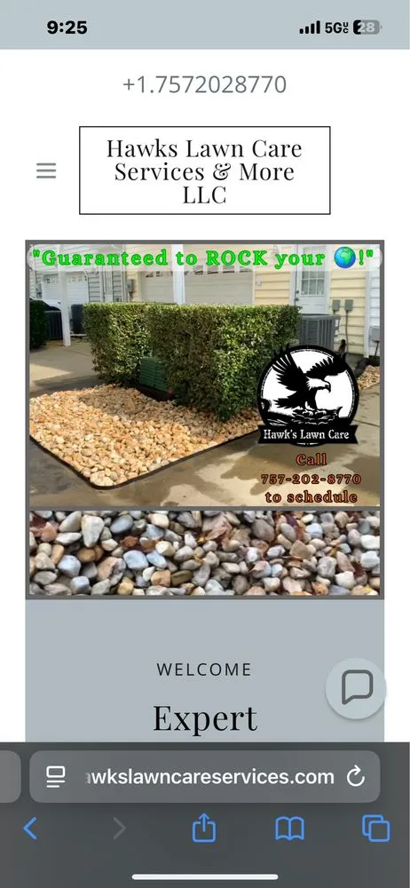 Trusted lawn mowing service in Hampton, VA by Hawks Lawn Care Services & More