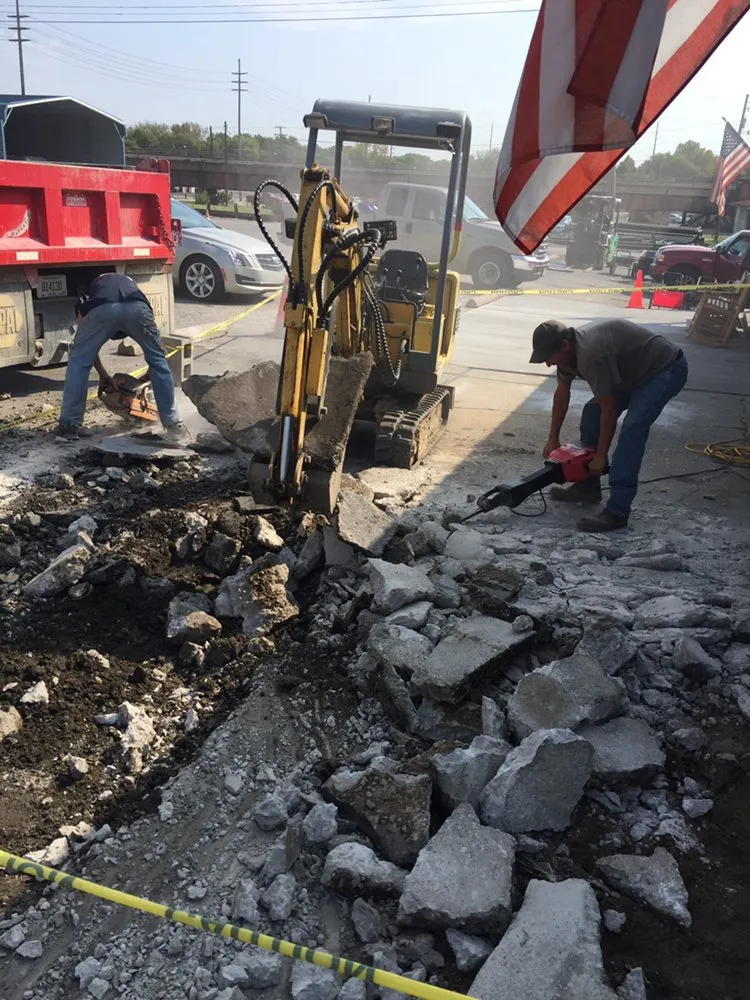 Local landscape installation in Catlettsburg, KY by Hay Excavation