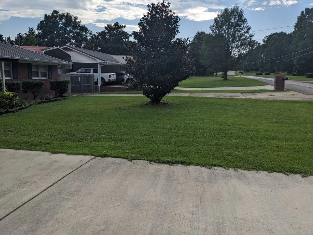 Affordable landscape design in Anniston, AL by Hayes & Hayes Lawn Firm