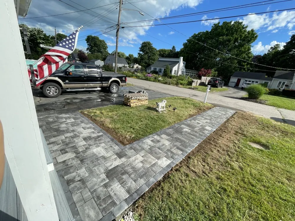 Affordable residential landscaping in North Stonington, CT by Hayes Hardscapes