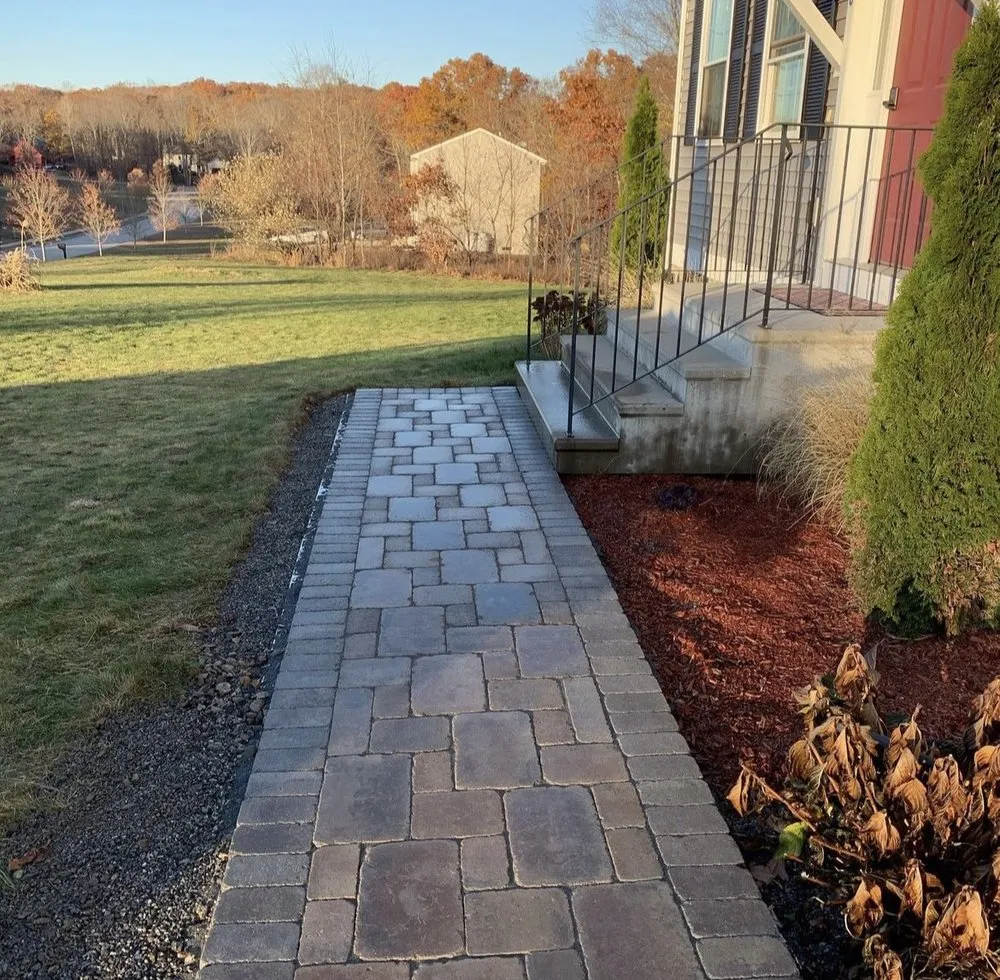 Local landscape installation in North Stonington, CT - Hayes Hardscapes
