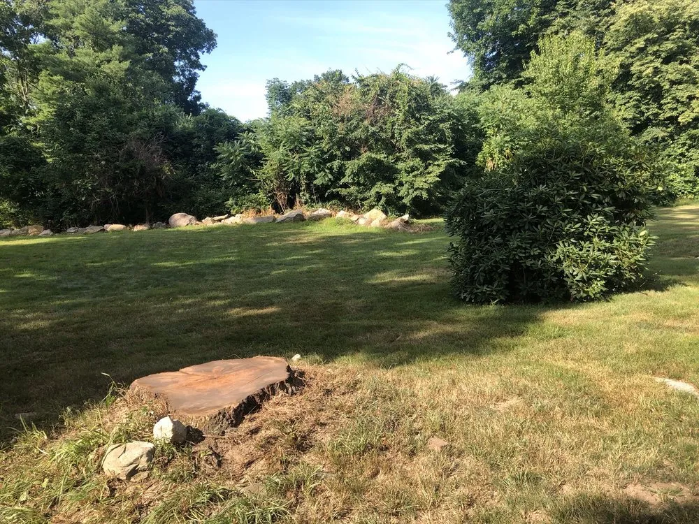 Custom residential landscaping in Brookfield, MA by Hayes Tree Care