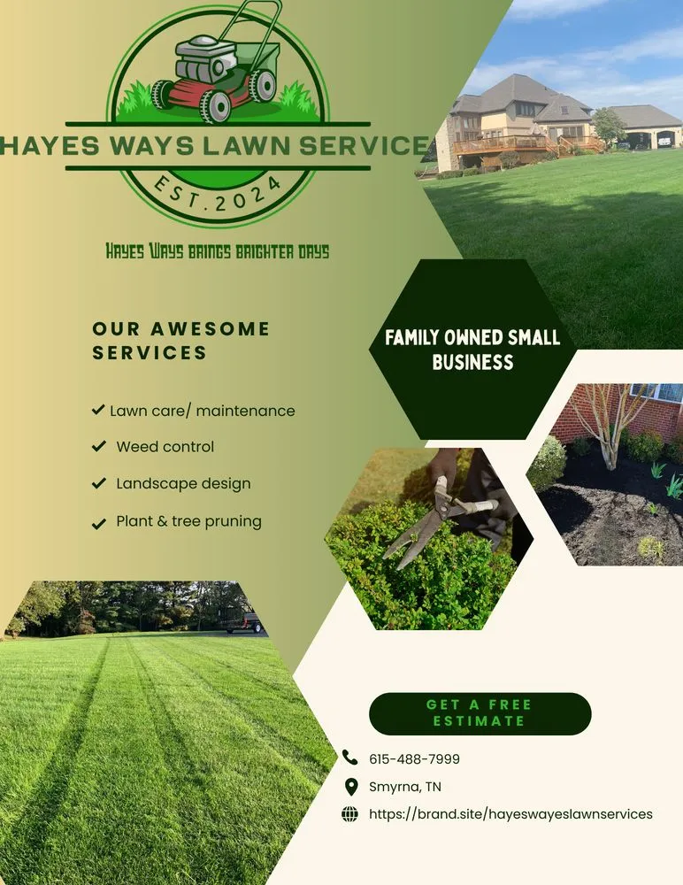 Affordable yard maintenance for year-round maintenance in Smyrna, TN by Hayes Ways Lawn Service