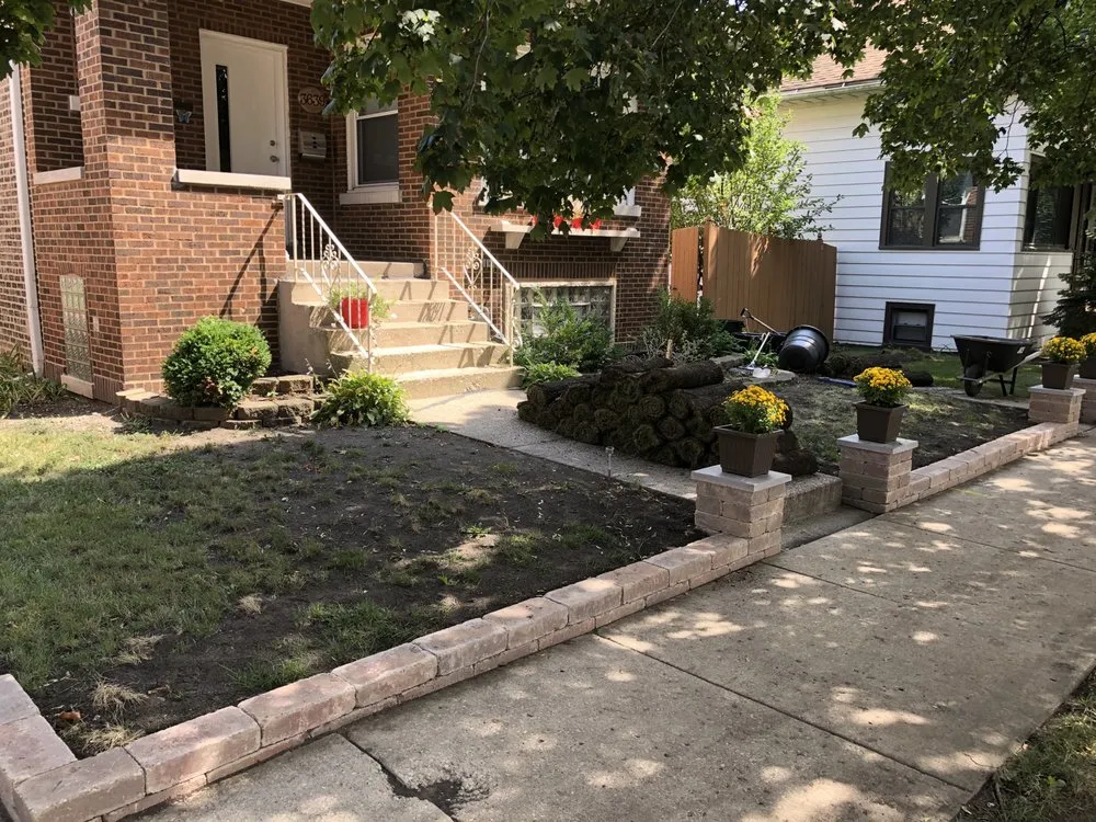 Professional residential landscaping in Chicago, IL by Hbo Landscaping