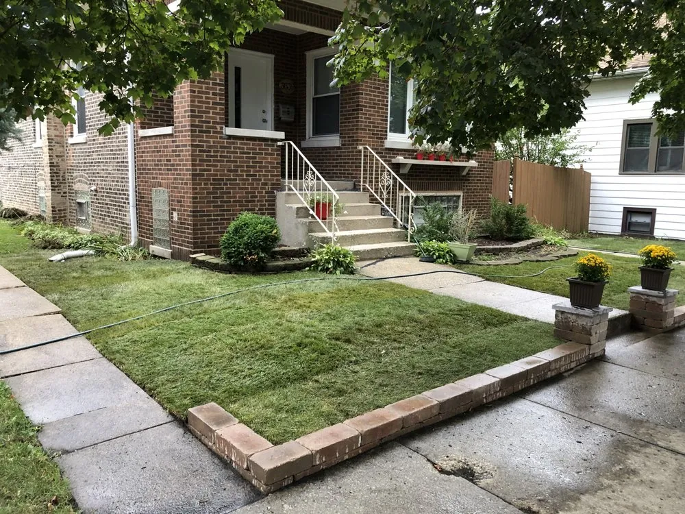 Affordable lawn care service for homes in Chicago, IL by Hbo Landscaping