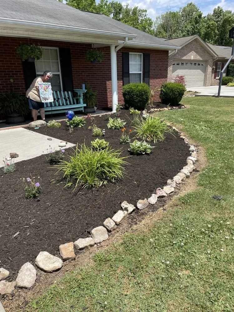 Custom garden landscaping in Knoxville, TN - H&C Gutter Cleaning and Maintenance