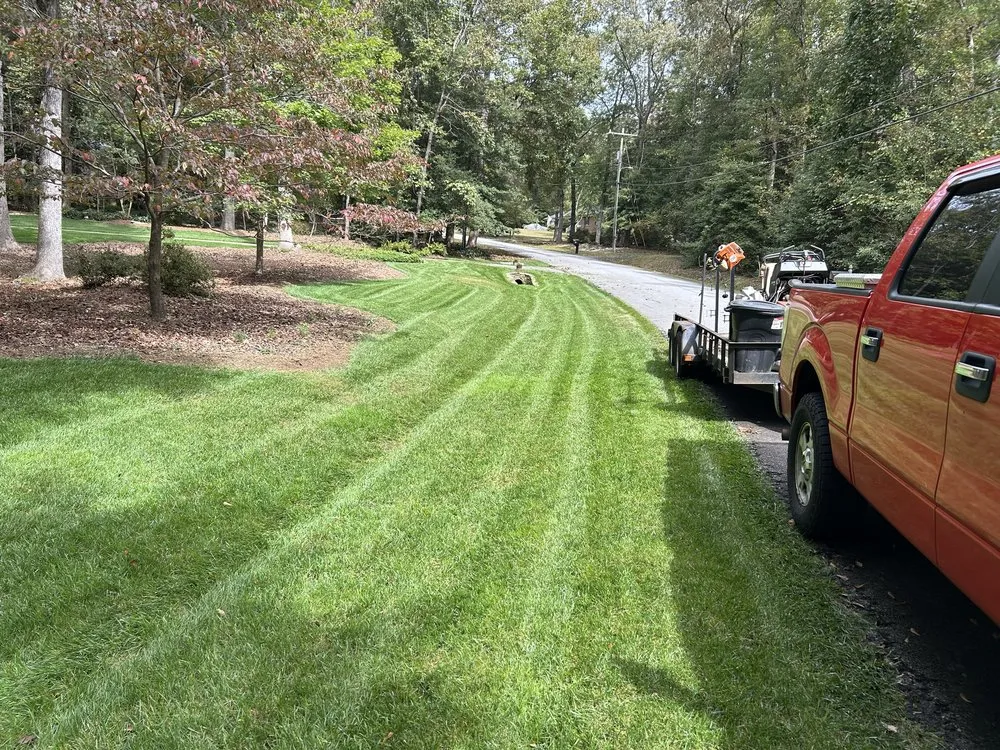 Professional garden landscaping with custom design in Laurens, SC by HC Landscaping