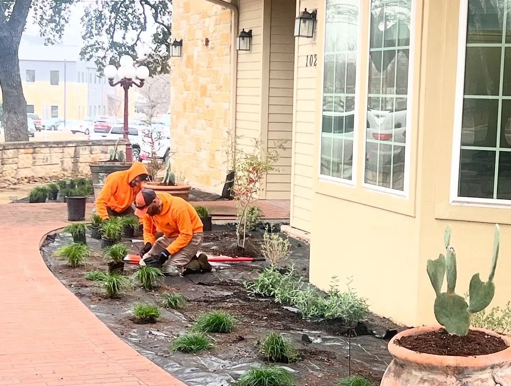 Professional lawn mowing service in Kerrville, TX by HC Lawn Care