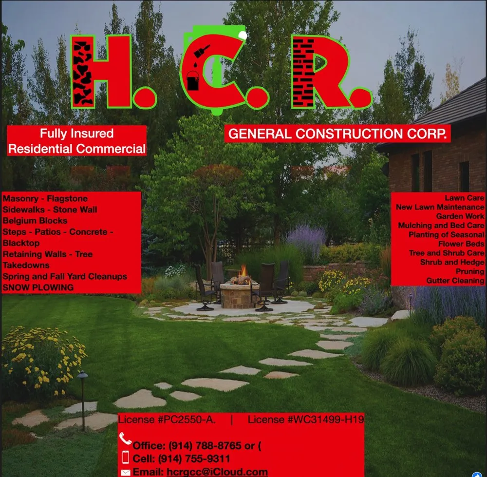 Professional landscape installation in Peekskill, NY by HCR General Construction Corp