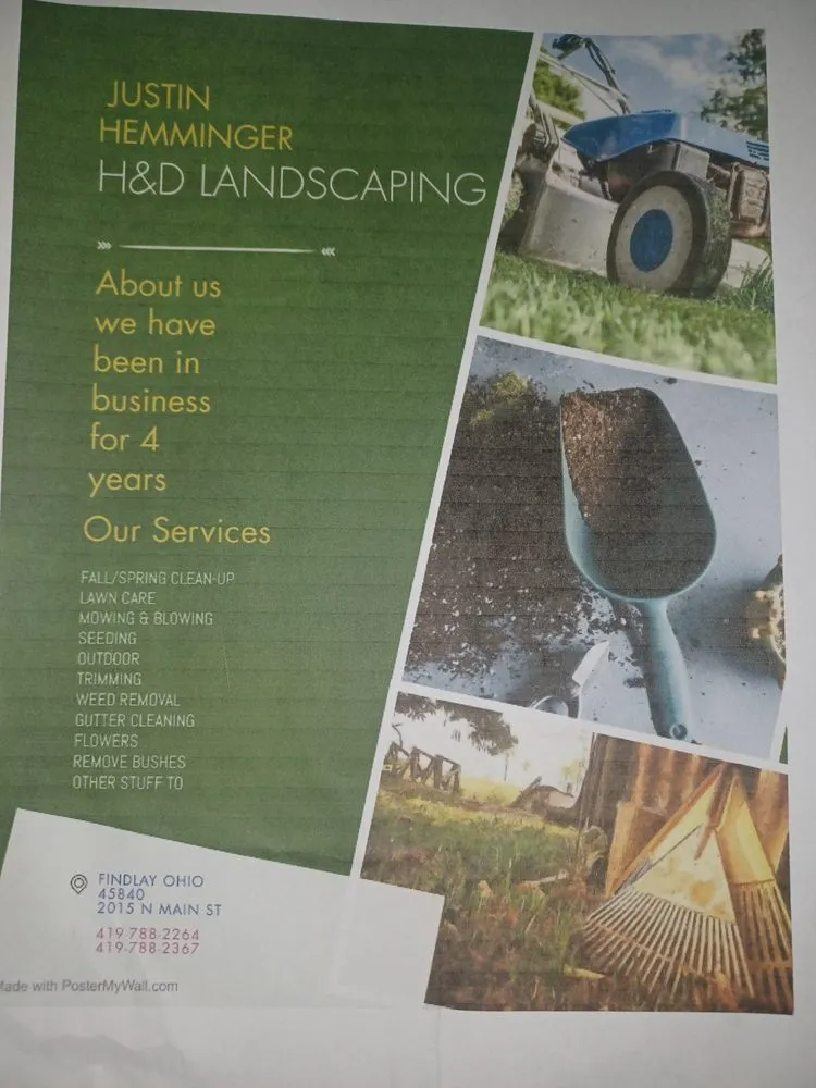 Reliable lawn care service experts serving Findlay, OH - H&D LANDSCAPING
