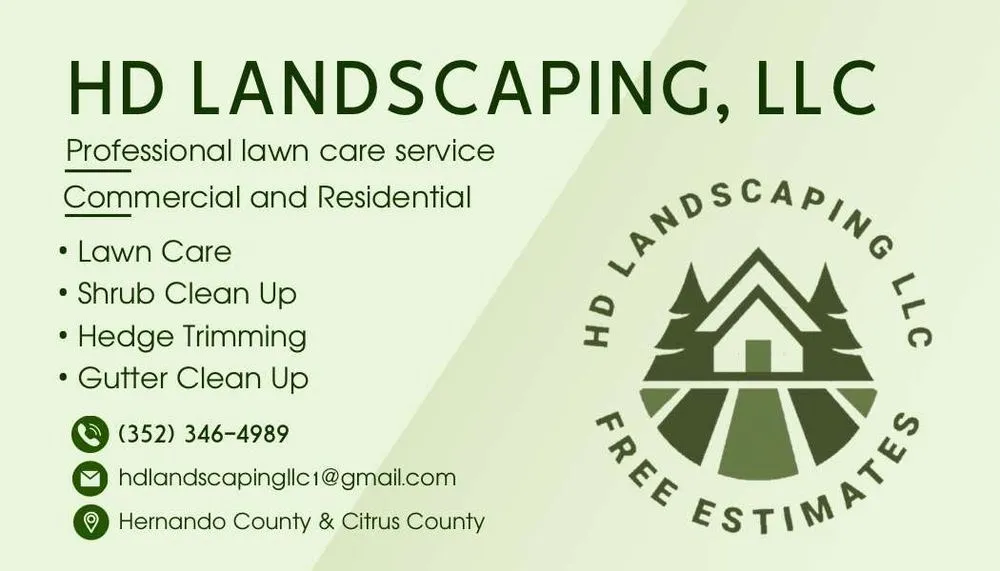 Trusted lawn mowing service experts serving Spring Hill, FL - HD Landscaping