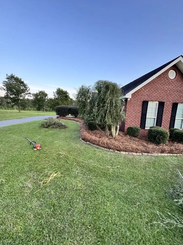 Professional yard cleanup service for residential properties in Baxley, GA by HDH Land Maintenance