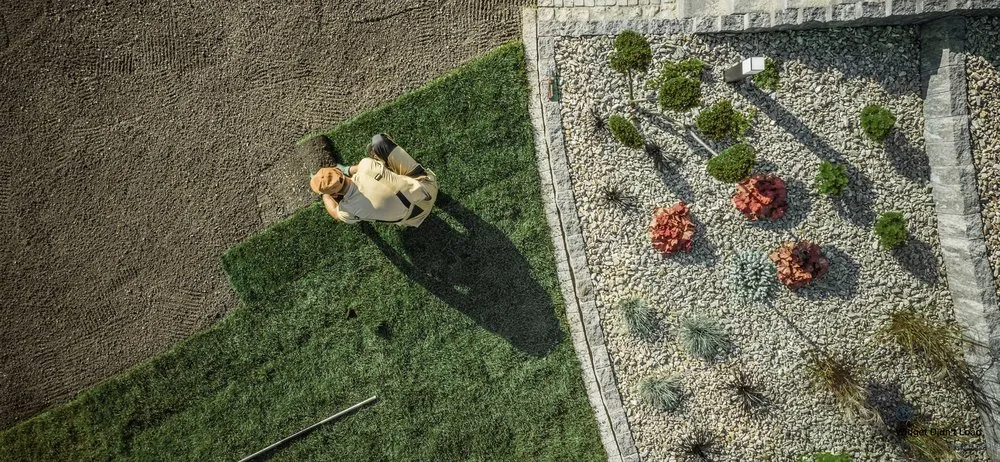 Custom garden landscaping for year-round maintenance in San Antonio, TX by He Who Creates Landscape