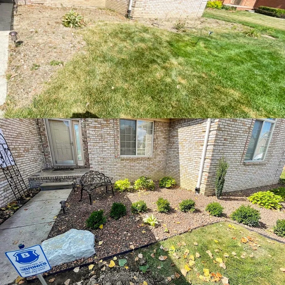 Reliable garden landscaping for residential properties in Emmett, MI by Heacock's Property Maintenance