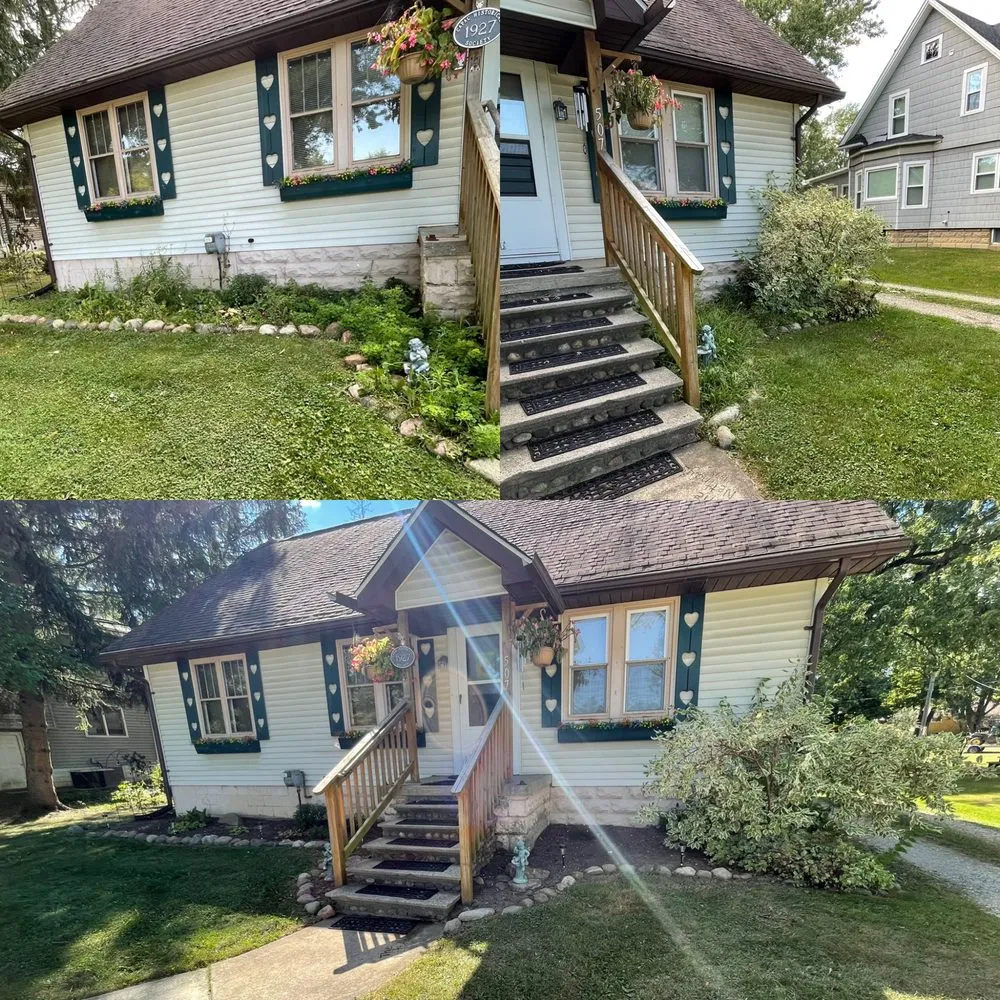 Custom landscape design for beautiful yards in Emmett, MI by Heacock's Property Maintenance