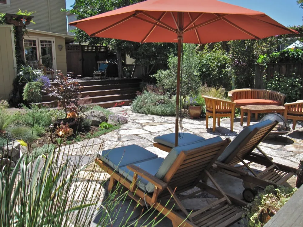 Local yard cleanup service with custom design in Oakland, CA by Headwaters Landscape Design/Build