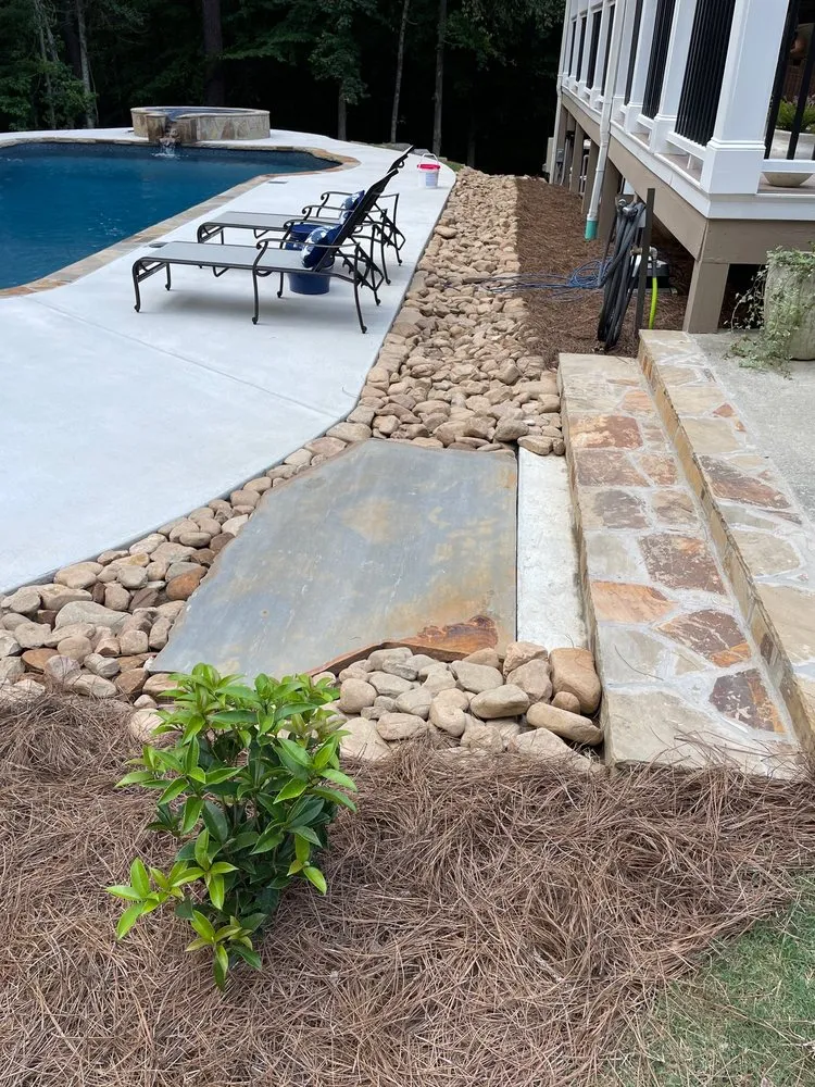 Local landscape installation in Brooks, GA - Hearn Landscape