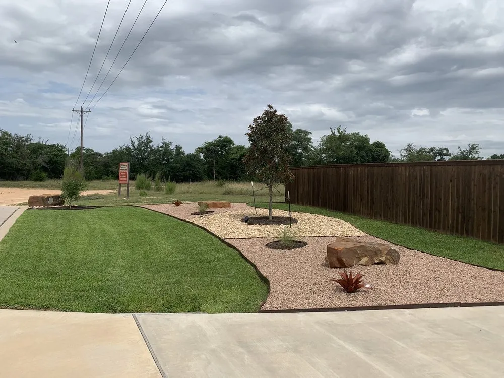 Affordable garden landscaping with custom design in Belton, TX by Heart of Texas Landscape & Irrigation