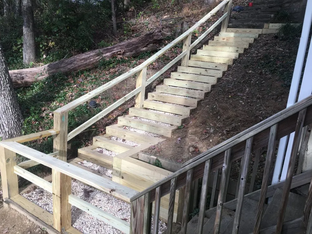 Professional yard cleanup service in Asheville, NC by Heart To Home of Asheville