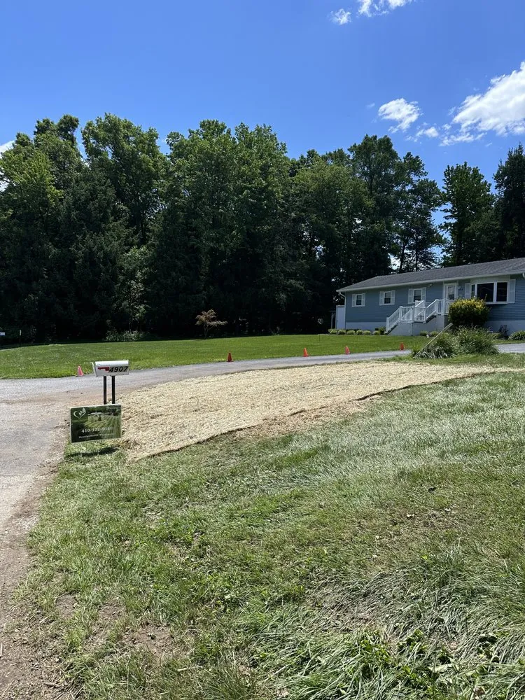 Professional yard cleanup service for homes in Baldwin, MD by Heartbeat Landscaping