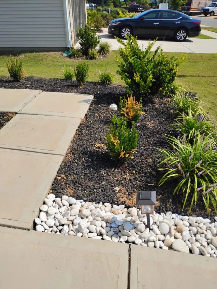 Expert garden landscaping in Albemarle, NC by Heaven Green