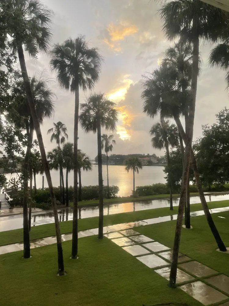 Custom yard cleanup service for year-round maintenance in West Palm Beach, FL by Heaven Scent Landscaping