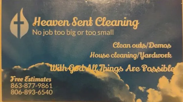 Heaven Sent Cleaning Logo