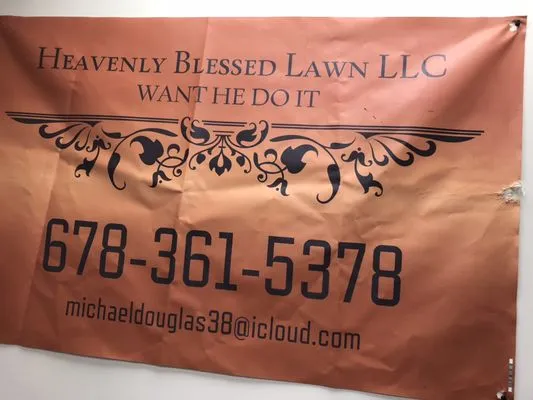 Heavenly Blessed Lawncare Logo