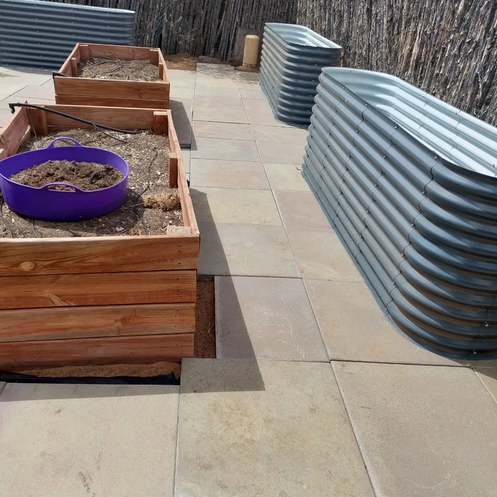 Professional landscape installation for beautiful yards across Santa Fe, NM - Heavenly Elements