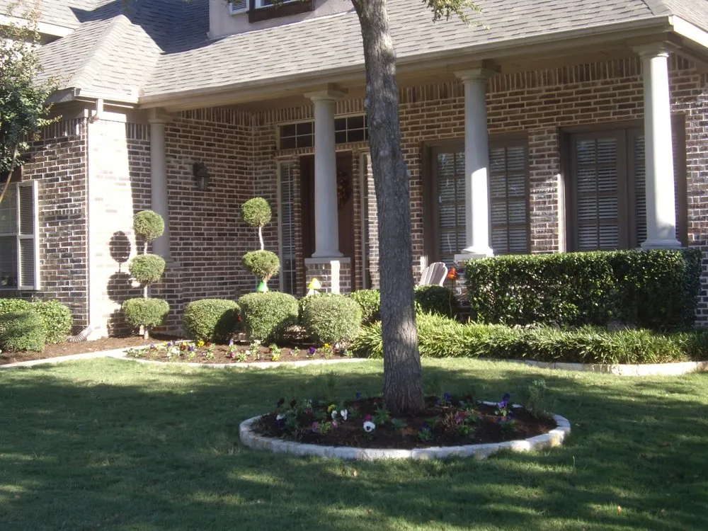 Trusted landscape installation with custom design in Dallas, TX by Heavenly Landscape