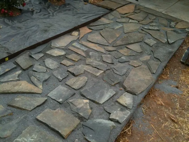 Custom garden landscaping for year-round maintenance in Charlotte, NC by Heaven's Lawn Landscape