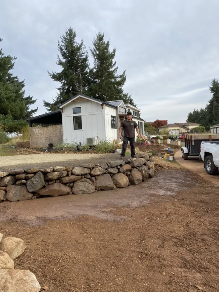 Expert lawn mowing service in Woodburn, OR by Hector Landscape & Construction