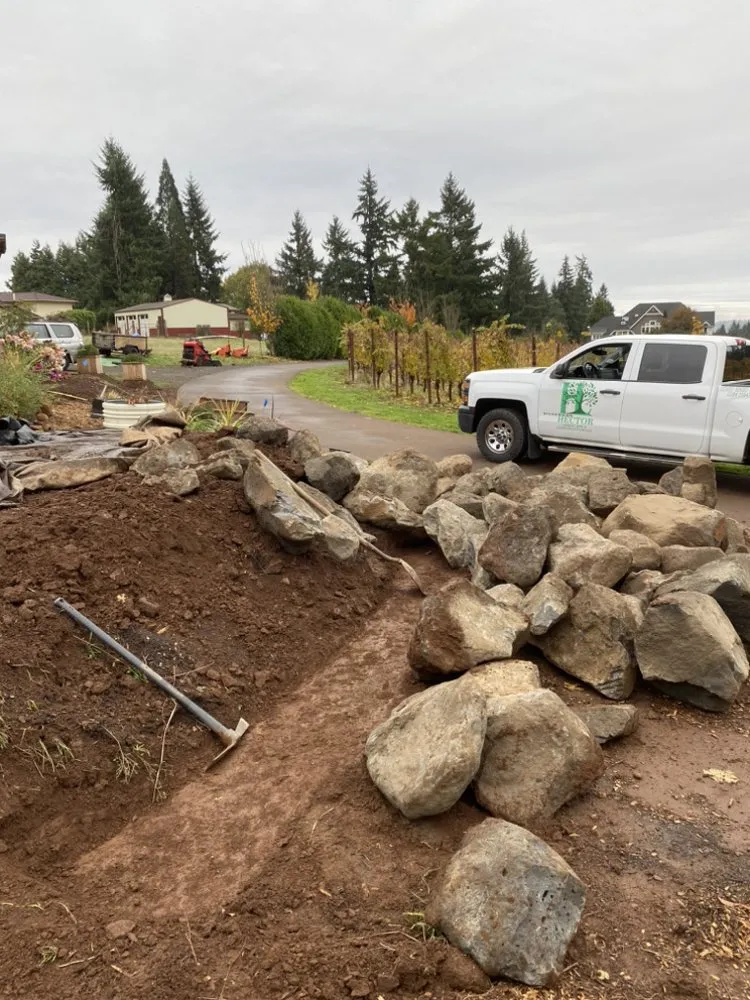 Custom landscape design in Woodburn, OR by Hector Landscape & Construction