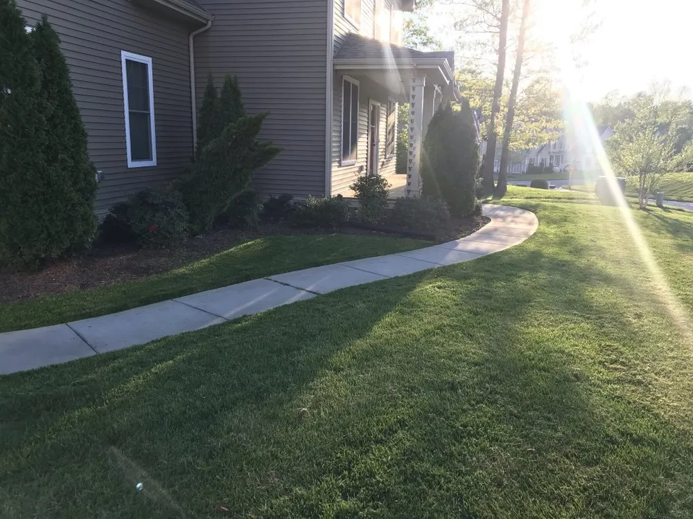 Professional residential landscaping with custom design in Richmond, VA by Hector