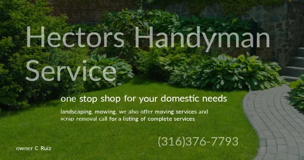 Custom yard maintenance in Wichita, KS by Hectors Handyman Service