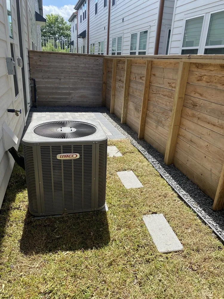 Expert landscape design for residential properties in Houston, TX by Hector's Landscaping