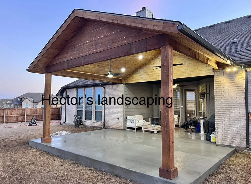 Professional landscape design in Wylie, TX by Hector’s Landscaping