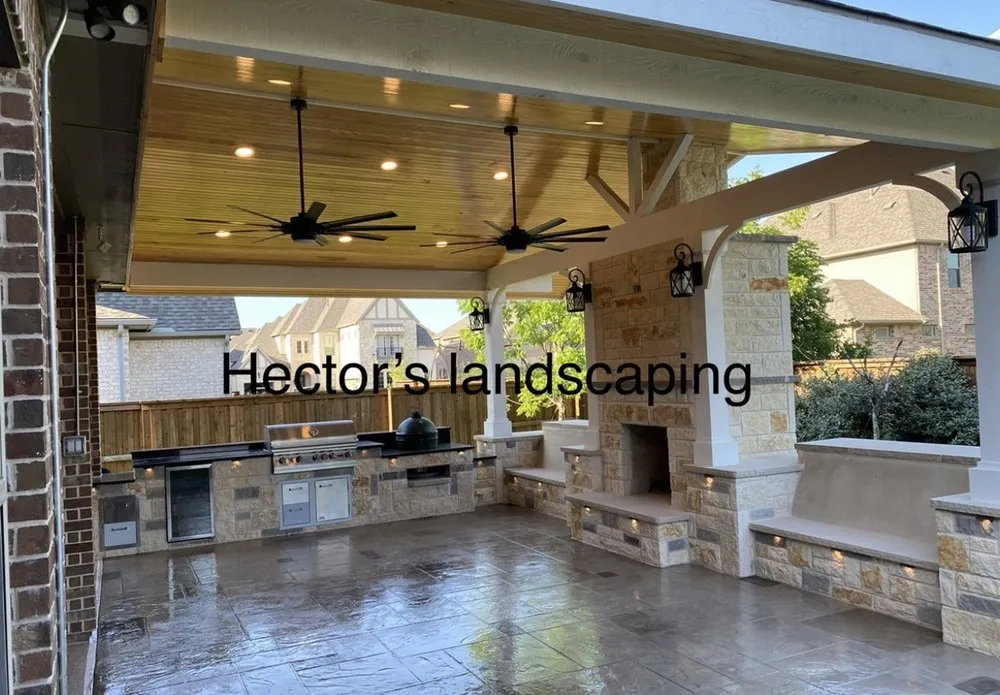 Reliable lawn mowing service with custom design across Wylie, TX - Hector’s Landscaping