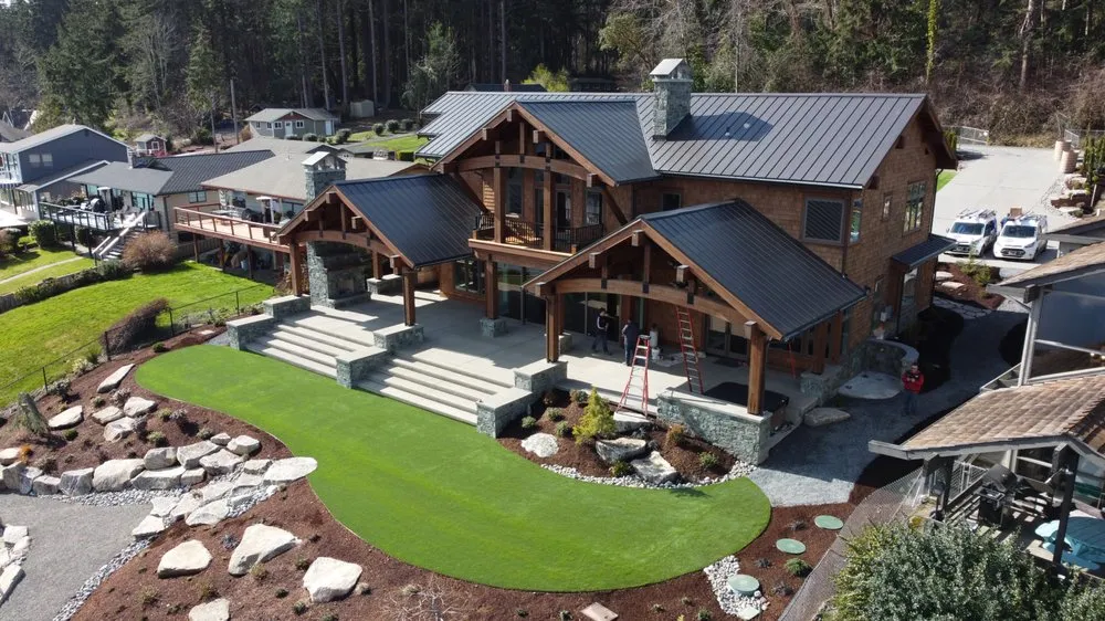 Professional lawn care service for year-round maintenance in Silverdale, WA by Hedahl Landscape Deck & Patio